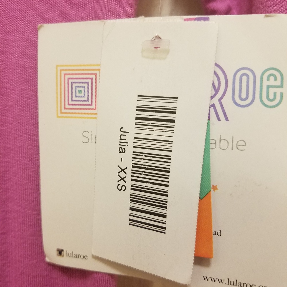 Xxs Lularoe Julia Dress - Picture 2 of 6